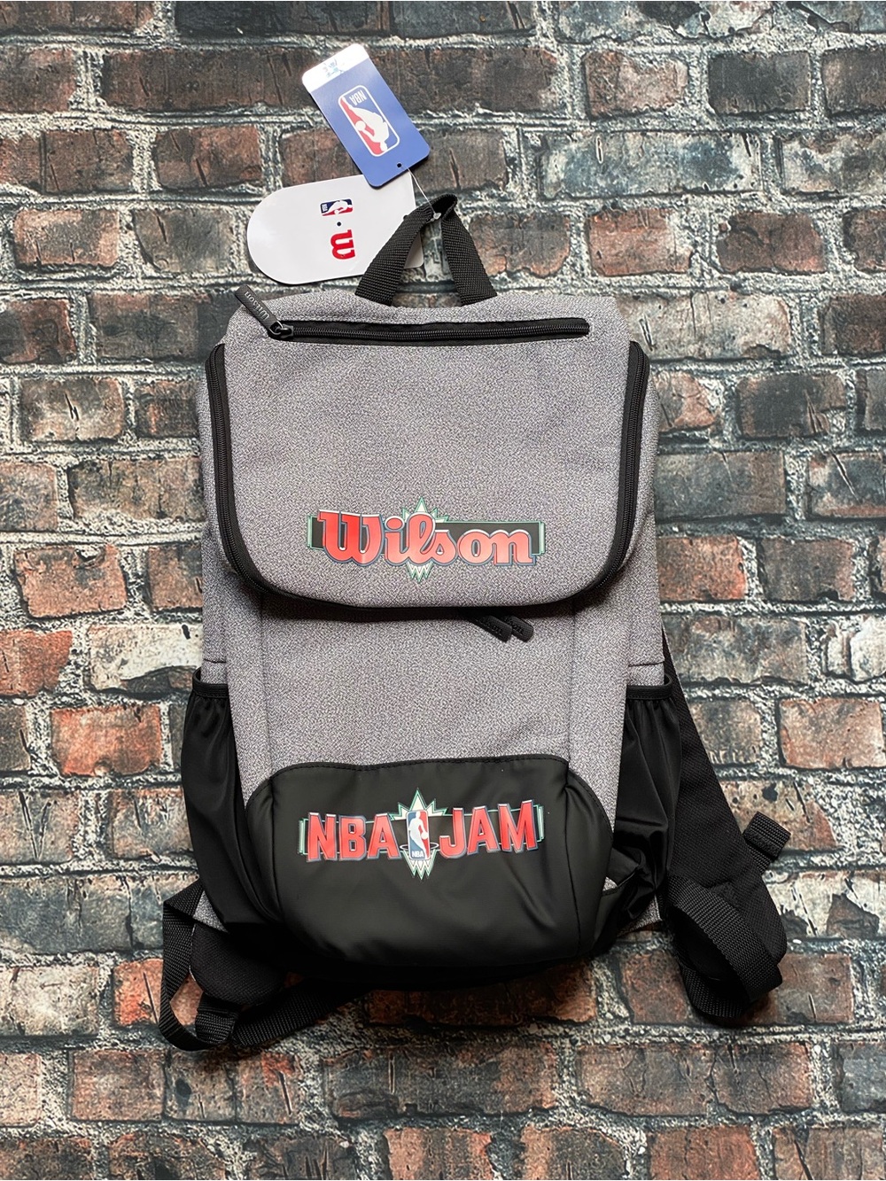 NEW with Tags: Wilson NBA Jam Backpack Retro 1993 Black Grey (WZ6013401)